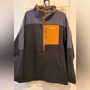 Cotopaxi Charcoal and Mustard Fleece Jacket XL